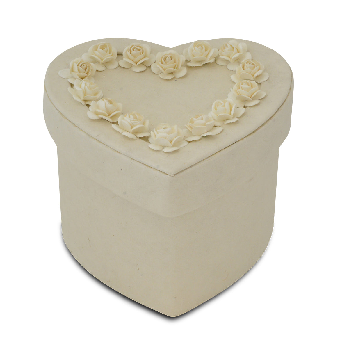 Grey Comfort Heart Paper Pet Urn