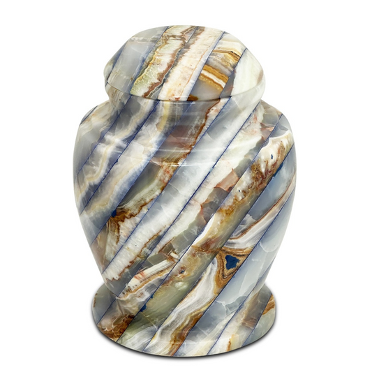 Arcadia Onyx Medium Stone Urn