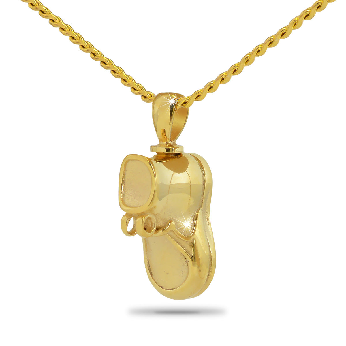 Infant Bootie Gold steel Keepsake