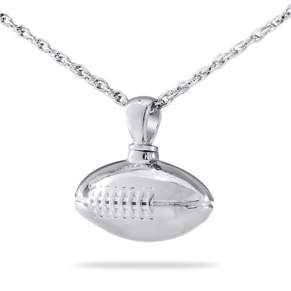 Steel Football Pendant Urn